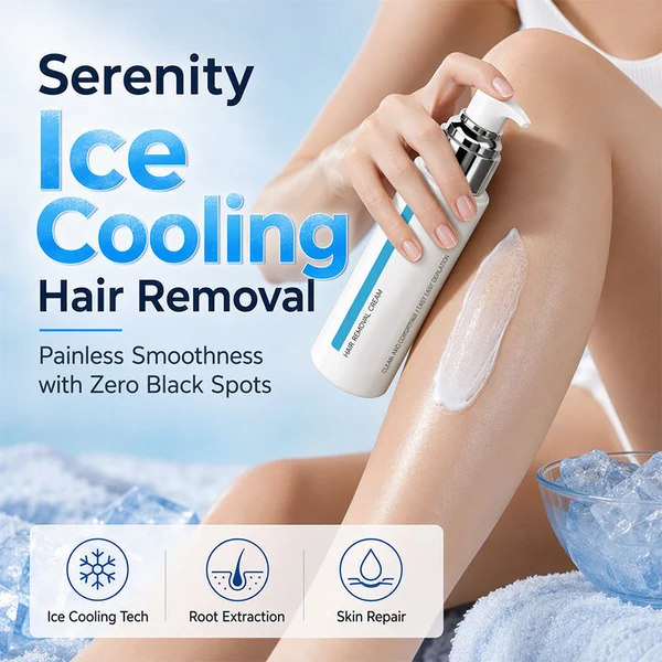🎁 BUY 1, GET 1 FREE — Ice-Cooling Hair Removal Cream