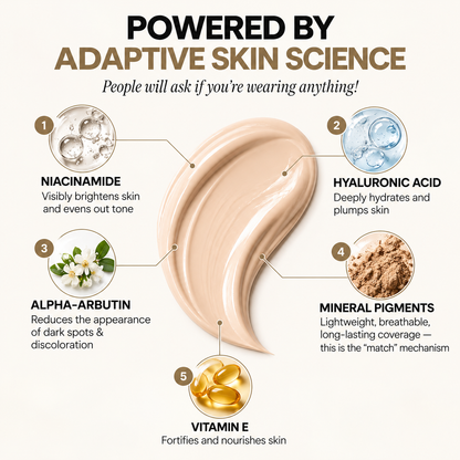 𝑴𝒚𝒓𝒎𝒆𝒄𝒐𝒍𝒆𝒐 Color-Changing Foundation | Buy 1 Get 1 FREE