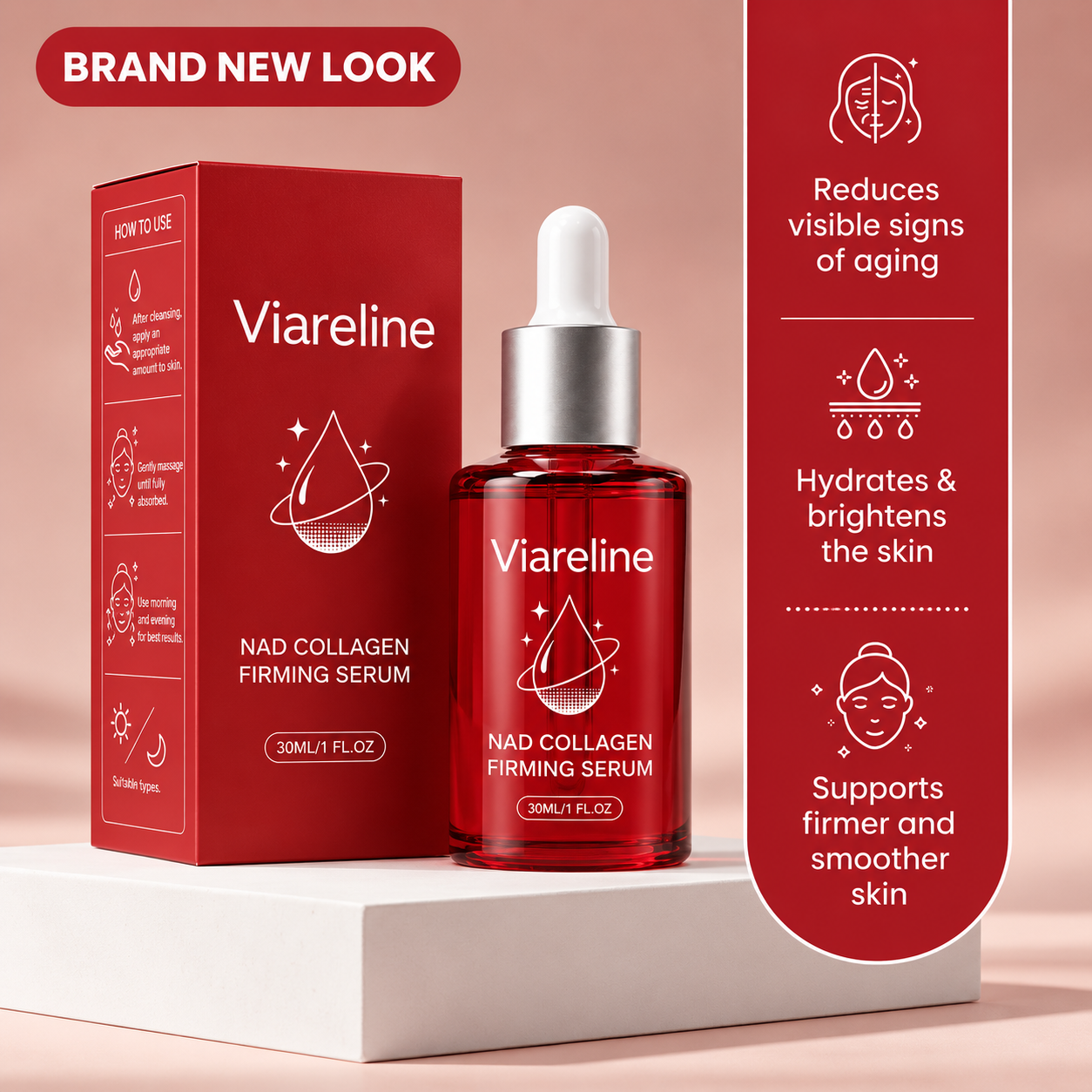 Get A Viareline™ NAD+ Collagen Firming Serum | Buy 1 Get 1 FREE ! – Myrmecoleo